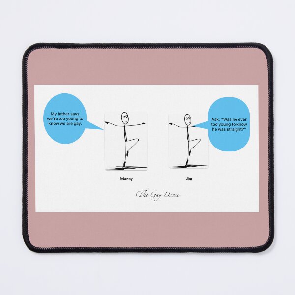 Item preview, The Gay Dance - Too Young to Know You're Gay designed and sold by TransformArt8.