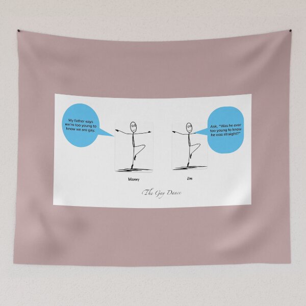 Item preview, The Gay Dance - Too Young to Know You're Gay  designed and sold by TransformArt8.