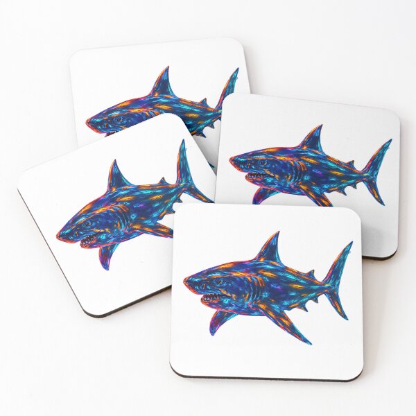 Item preview, Glass Shark Art designed and sold by GloriousArtSKD.