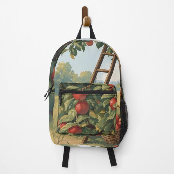 Item preview, Apple Tree Harvest – Cottagecore Orchard Scene designed and sold by Deezyned.
