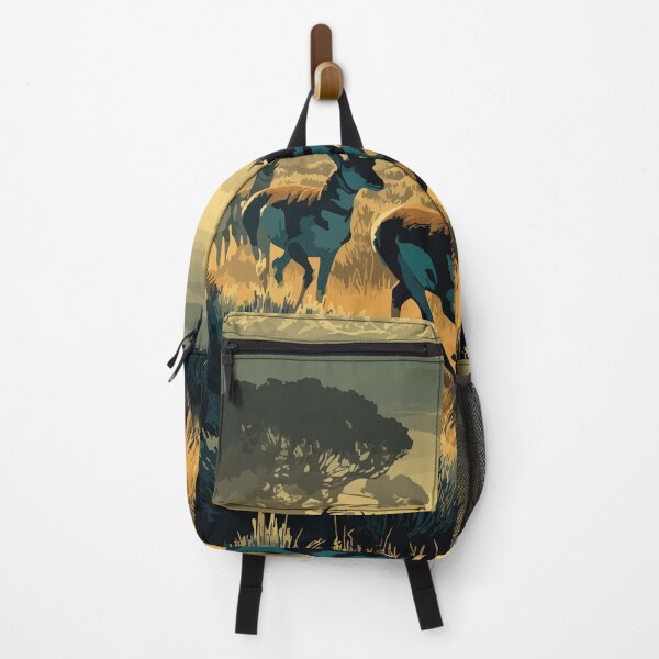Item preview, Buffalo Wyoming Travel Poster | Vintage Bighorn Mountains & Elk Wall Art designed and sold by TuncGK.