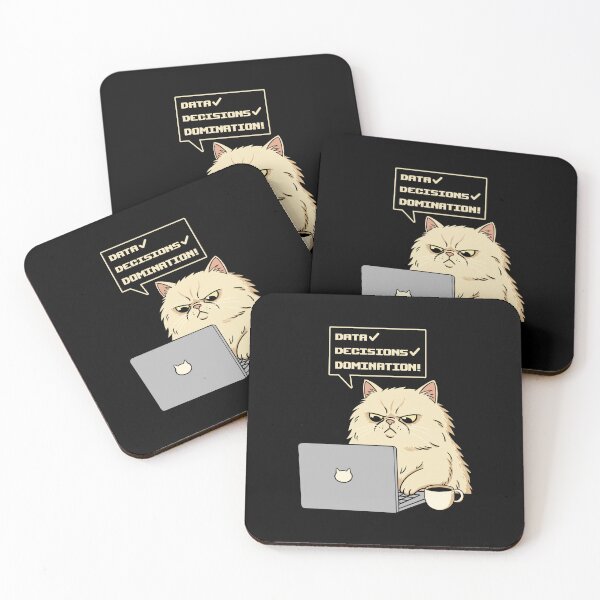 Item preview, Data Decisions Domination for cat lovers  designed and sold by sachpica.