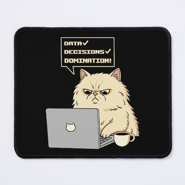 Item preview, Data Decisions Domination for cat lovers  designed and sold by sachpica.