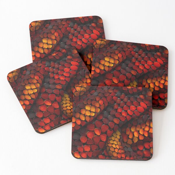 Item preview, Edgy Glossy Snakeskin Pattern For Nature Print Fan designed and sold by RoyalStarsPatts.