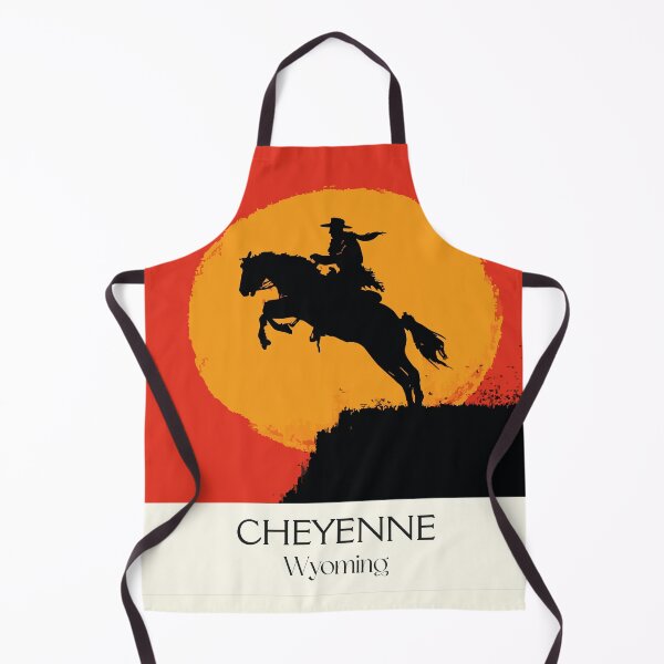 Item preview, Cheyenne Wyoming Travel Poster | Vintage Frontier Days & Cowboy Wall Art designed and sold by TuncGK.