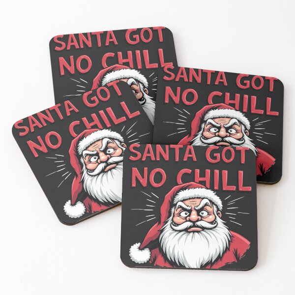 Item preview, Santa Got No Chill Funny Christmas T-Shirt – Holiday Humor Gag Gift Tee designed and sold by GiftLore Studio.