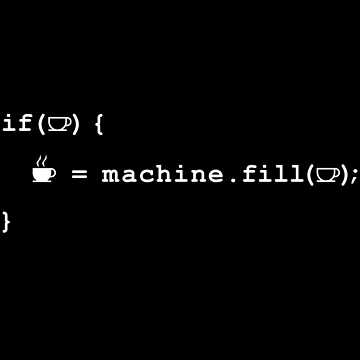 Artwork thumbnail, Programmer Gifts - Coffee Fill Programming Code by Eng-Sun