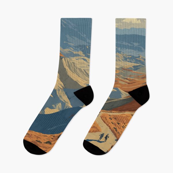 Item preview, Fossil Butte National Monument Poster | Vintage Wyoming Badlands & Geology Art designed and sold by TuncGK.