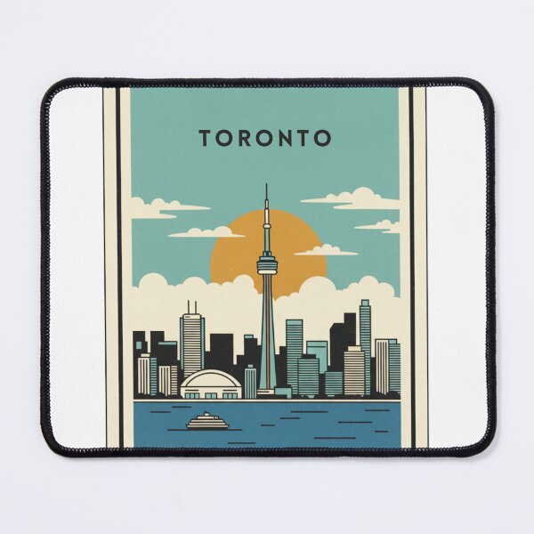 Item preview, Toronto Canada Retro Travel Poster designed and sold by XploreNA.