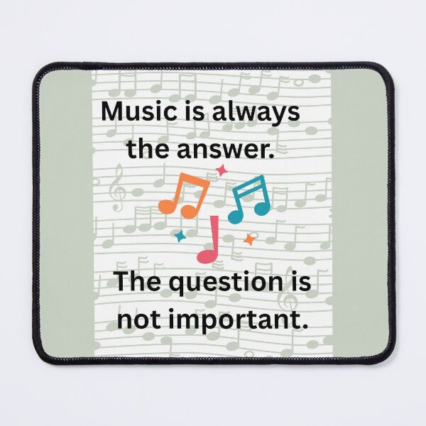 Item preview, Music is the Answer designed and sold by Kilted Owl.