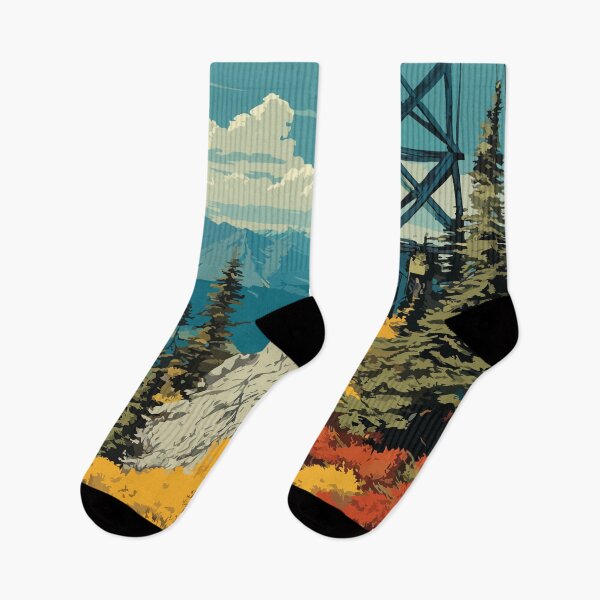 Item preview, Medicine Bow National Forest Poster | Vintage Fire Lookout & Wyoming Mountains Art designed and sold by TuncGK.