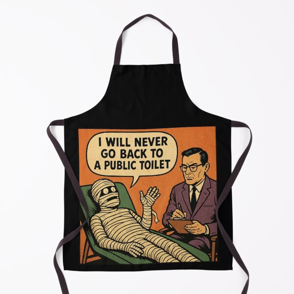 Item preview, Retro 1960s Comic Halloween Horror Art- Mummy Therapy Session designed and sold by JacobKAurumhead.