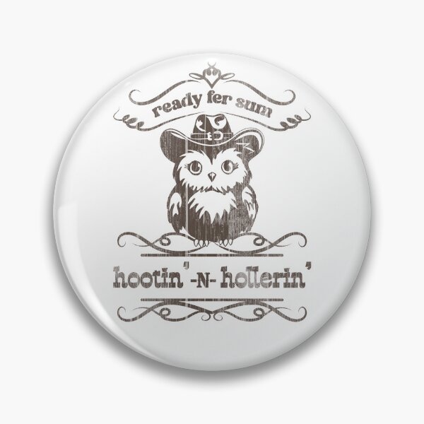 Item preview, Ready Fer Sum Hootin’ N Hollerin’ Owl – Western Country Design designed and sold by DubiousDoodles.