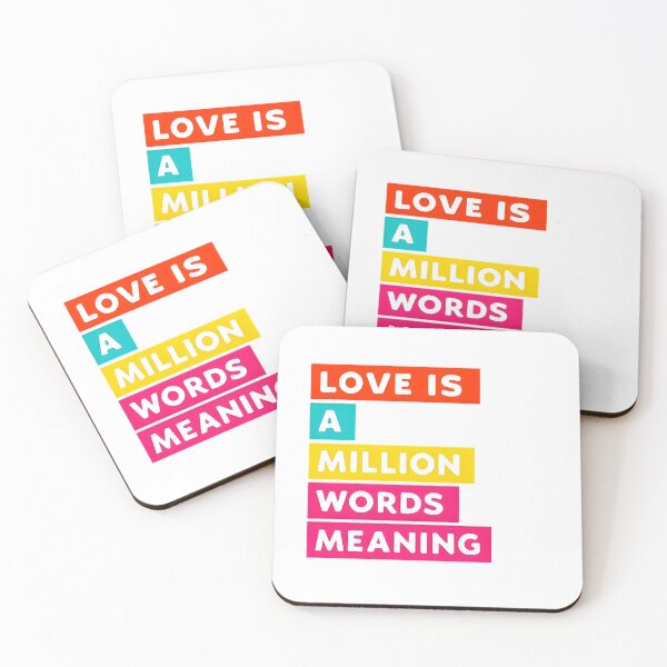 Item preview, LOVE IS A MILLION WORDS MEANING designed and sold by KISHNAY-FASHION.