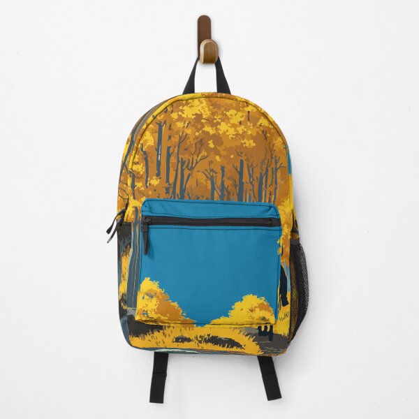 Item preview, Sundance Wyoming Travel Poster | Vintage Black Hills & Golden Aspens Art designed and sold by TuncGK.