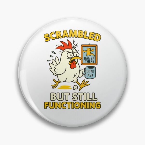 Item preview, SCRAMBLED BUT STILL FUNCTIONING” designed and sold by NikkisTees.