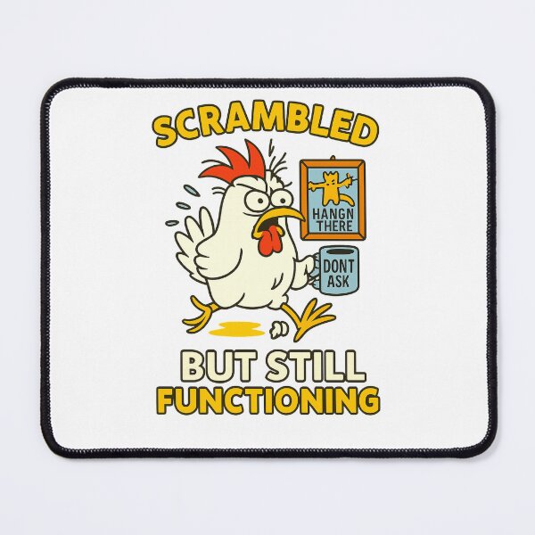 Item preview, SCRAMBLED BUT STILL FUNCTIONING” designed and sold by NikkisTees.