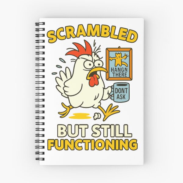 Item preview, SCRAMBLED BUT STILL FUNCTIONING” designed and sold by NikkisTees.