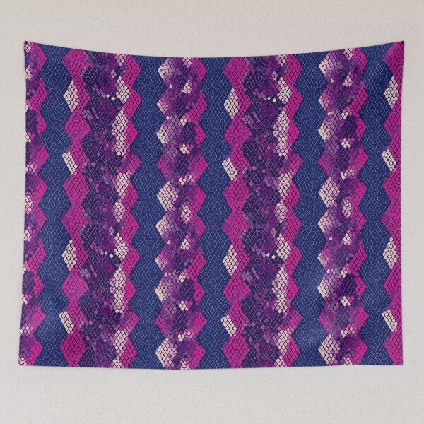 Item preview, Beautiful Graceful Snake Pattern For Nature Print Fan designed and sold by RoyalStarsPatts.