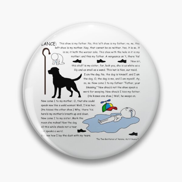 Item preview, Two Gentlemen of Verona Lance monologue act 2 scene 3 designed and sold by JaiMohan_art.