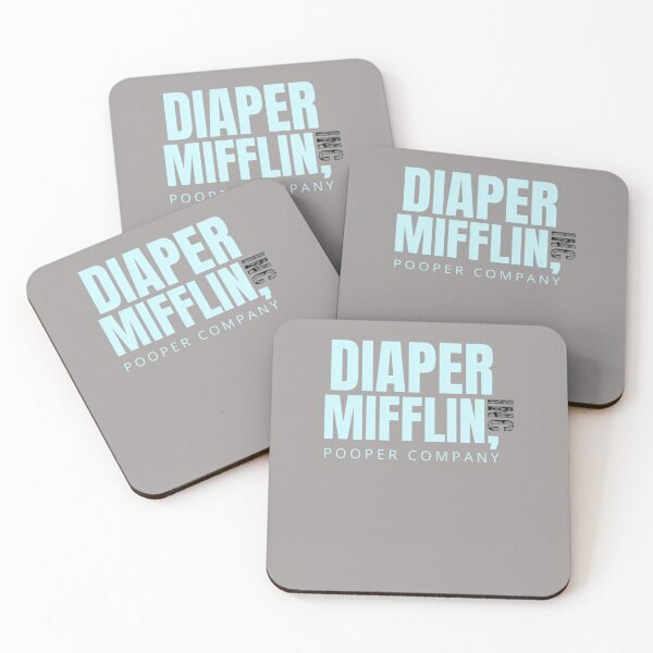 Item preview, DIAPER-MIFFLIN-POOPER-COMPANY---THE-OFFICE-PARODY-DESIGN designed and sold by mickivandy.