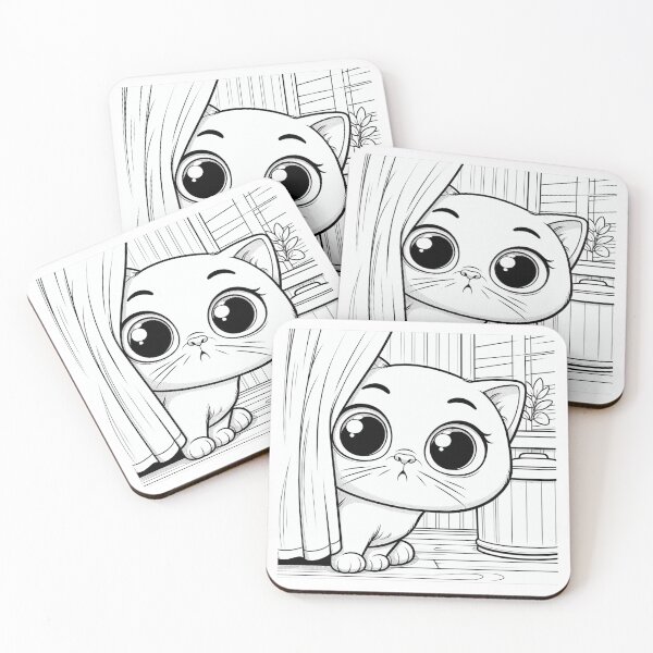 Item preview, Peekaboo Cat designed and sold by EthansColors.