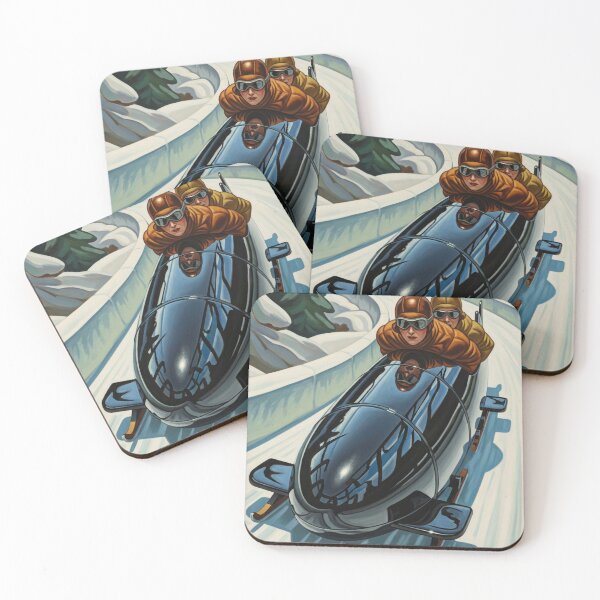Item preview, LA BOBEUSE (The Bobsledder) - Original Art Deco Artwork designed and sold by elektronen.