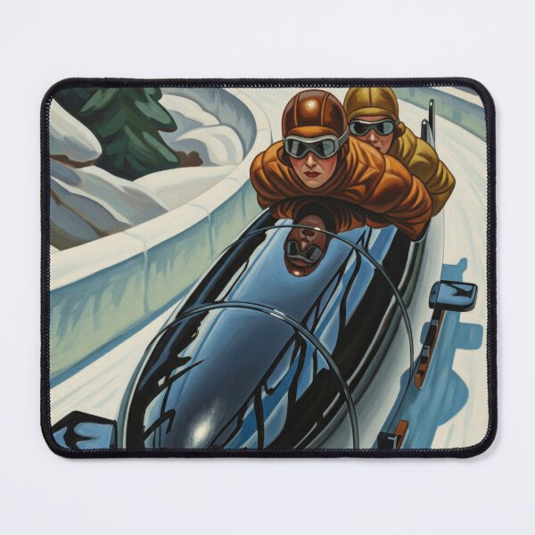 Item preview, LA BOBEUSE (The Bobsledder) - Original Art Deco Artwork designed and sold by elektronen.