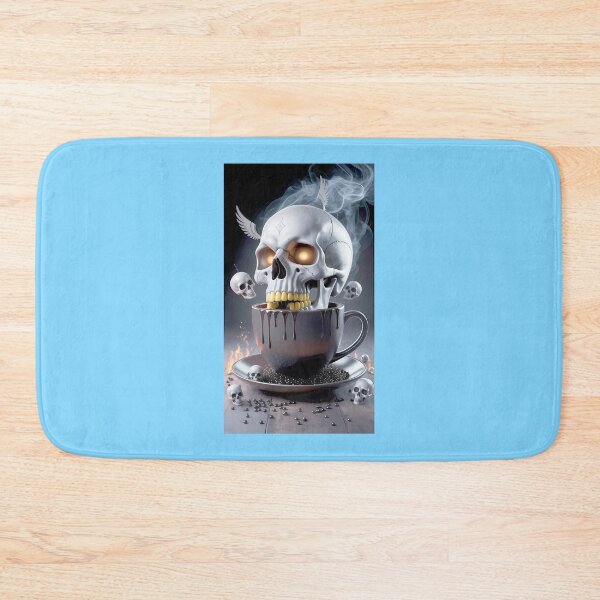 Item preview, Fiery Skull Coffee Mug with Wings designed and sold by Robert Conrad.