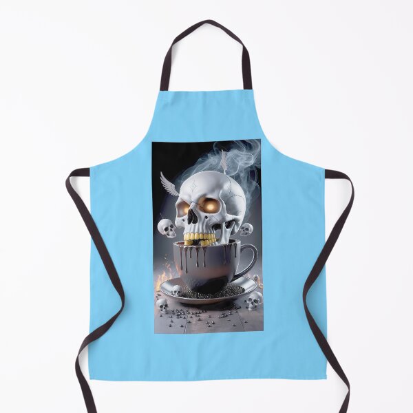 Item preview, Fiery Skull Coffee Mug with Wings designed and sold by Robert Conrad.