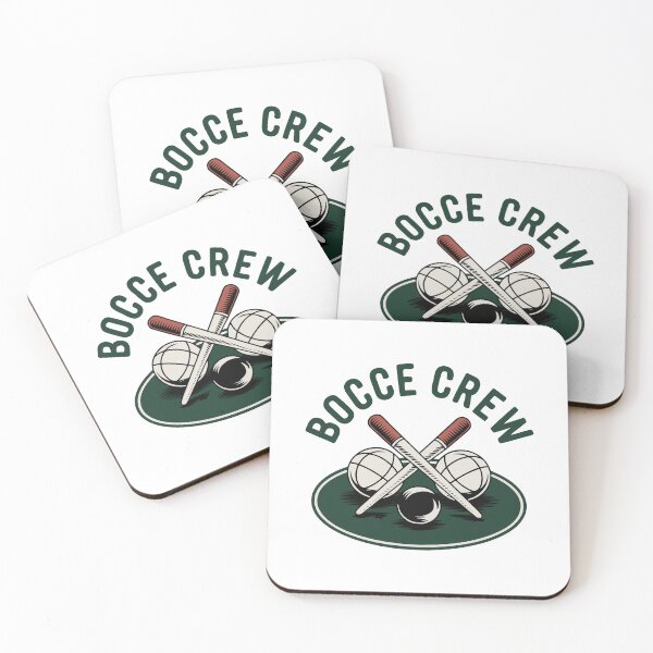 Item preview, Bocce Crew – Vintage Bocce Ball Logo Badge Retro Sports Emblem designed and sold by VividOrganica.