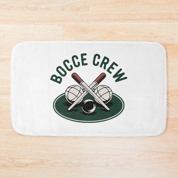 Item preview, Bocce Crew – Vintage Bocce Ball Logo Badge Retro Sports Emblem designed and sold by VividOrganica.