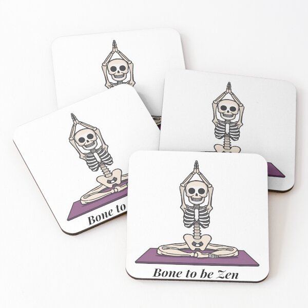 Item preview, Bone to Be Zen – Funny Skeleton Yoga Halloween Design designed and sold by Activity01.