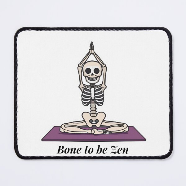 Item preview, Bone to Be Zen – Funny Skeleton Yoga Halloween Design designed and sold by Activity01.