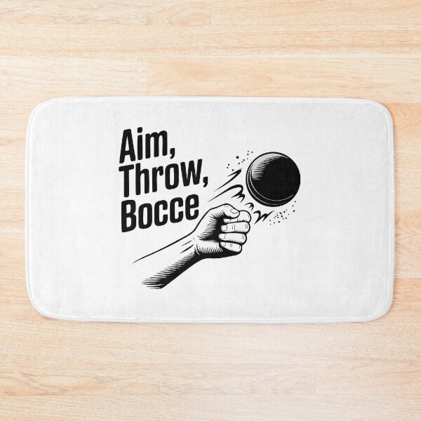 Item preview, Aim Throw Bocce – Line Art Bocce Ball Illustration Black & White Simple Vector designed and sold by VividOrganica.