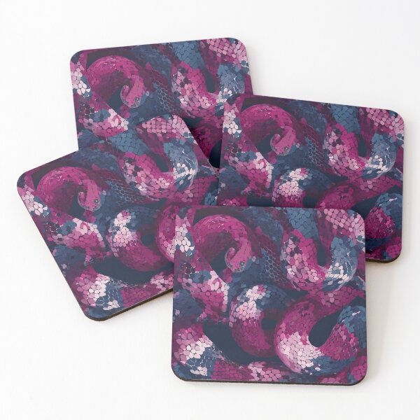Item preview, Elegant Textured Snake Pattern For Wild Print Fan designed and sold by RoyalStarsPatts.