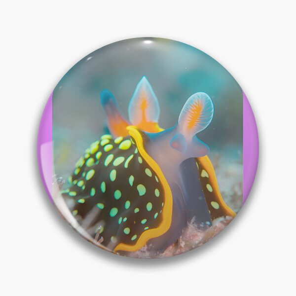 Item preview, Nudibranch Sea Slug with Neon Spots Underwater Art designed and sold by Wesley Brown.