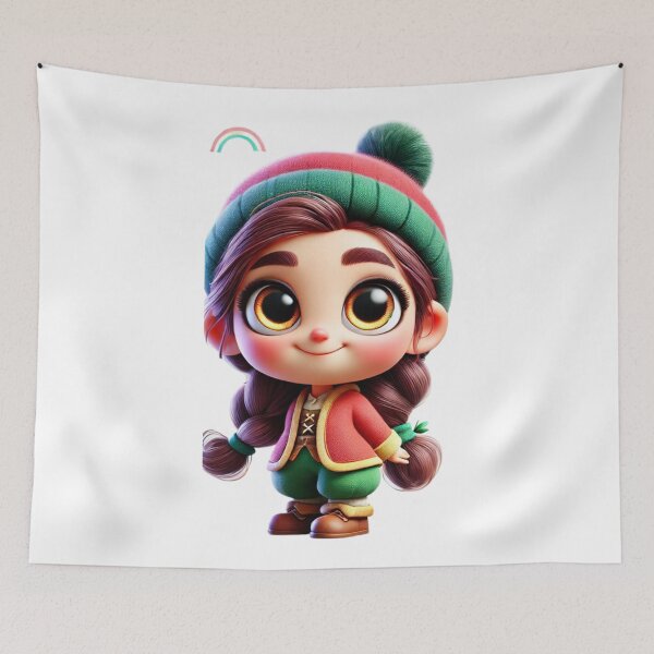 Item preview, Adorable Dwarf Girl designed and sold by Sillytoe.