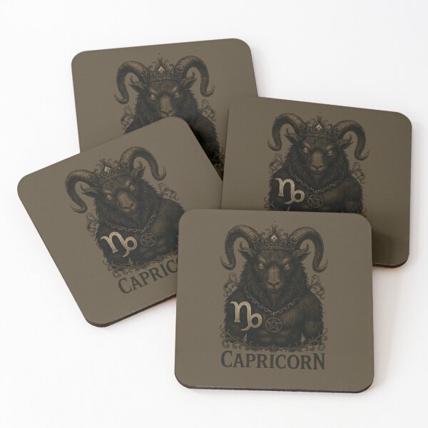 Item preview, Gothic Capricorn Zodiac Sign designed and sold by NoirAuraX.