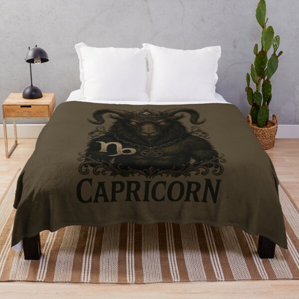 Item preview, Gothic Capricorn Zodiac Sign designed and sold by NoirAuraX.