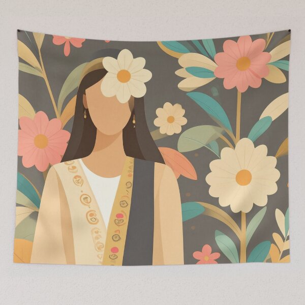 Item preview, Palestine floral in comfort colors  designed and sold by Roxburylane.