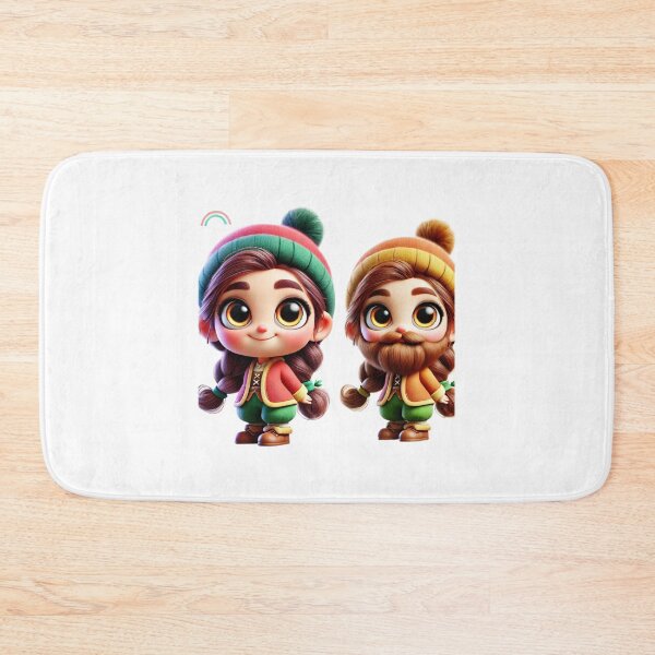 Item preview, Cheerful Dwarf Girl designed and sold by Sillytoe.
