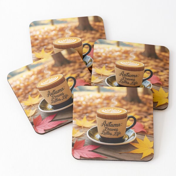 Item preview, Autumn: Leaves Lattes Life designed and sold by tw2us.