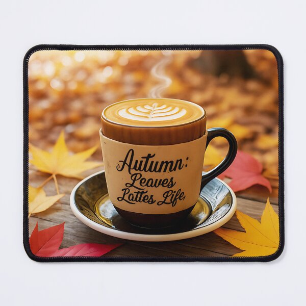 Item preview, Autumn: Leaves Lattes Life designed and sold by tw2us.