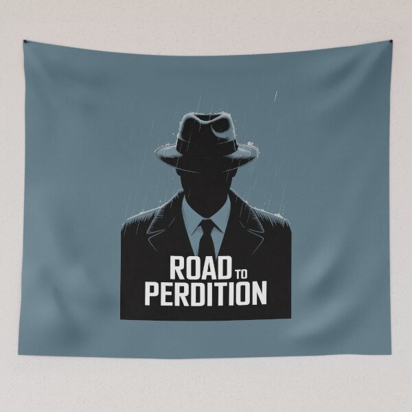 Item preview, Road to Perdition — Raincoat Silhouette Minimal designed and sold by Enea Kelo.