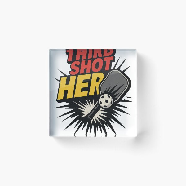 Item preview, Third Shot Hero Pickleball designed and sold by Print-Rally.