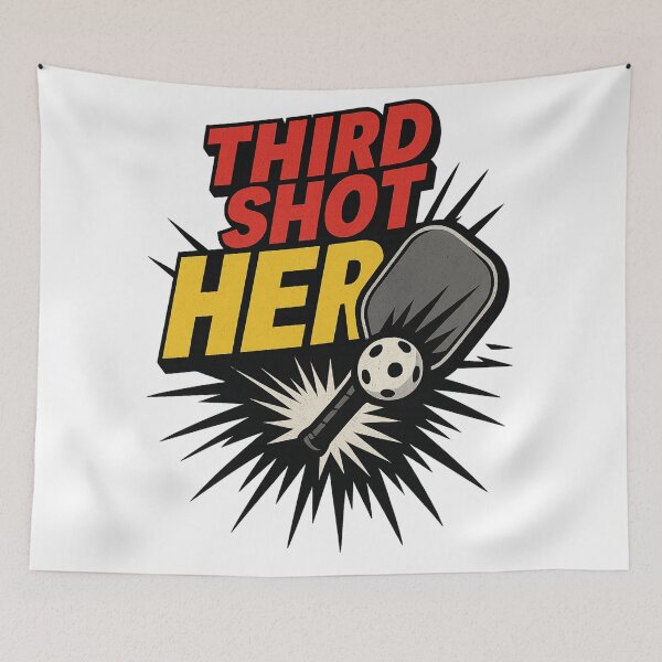 Item preview, Third Shot Hero Pickleball designed and sold by Print-Rally.