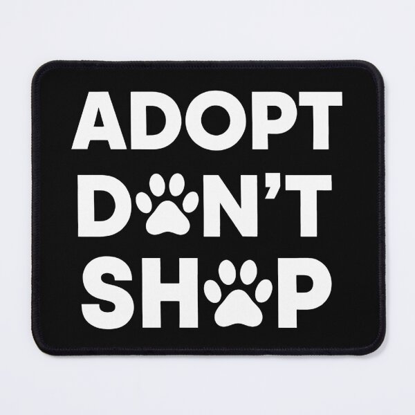 Item preview, Adopt Don’t Shop Paw Print Design designed and sold by YatoMino.