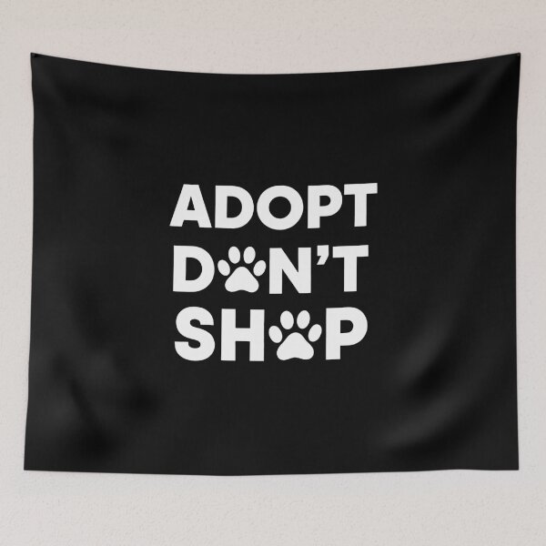 Item preview, Adopt Don’t Shop Paw Print Design designed and sold by YatoMino.