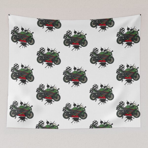 Item preview, Motorcycle Team Green Bike designed and sold by MatyldaJ.